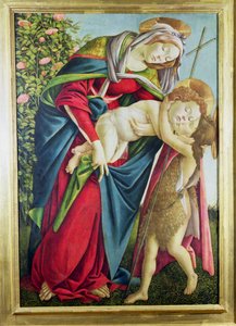 Madone et Enfant avec Saint Jean-Baptiste - Sandro Botticelli